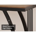 thumbnail image 3 of Fnova 59'' Computer Desk, Home Office Writing Table with 3 Reversible Drawers, Industrial File Storage Desk, Sturdy Metal Frame with Adjustable Feet, for Home Office & Study, 3 of 17