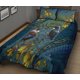 thumbnail image 2 of Tui Juego de Cama Colcha Mezcla de Pájaros Kowhai y Helecho Plateado, Azul, 2 of 5
