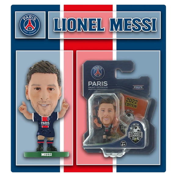 SoccerStarz Paris Saint-Germain Lionel Mesi Action Figure, 2 Inch Collectible Action Figure