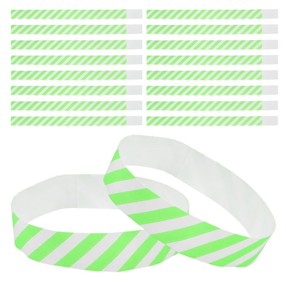 100pcs Paper Wristbands for Events Parties and Concerts Disposable and Reusable