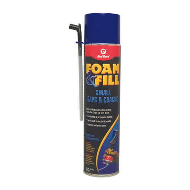 Red Devil 0920 Foam & Fill Foam & Fill Foam Sealant, Champagne, 20
