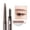 B, variant on Sculpting 3D Double Headed Eyebrow Pencil and Powder Two in One, Automatic Rotating, Sweat Proof, Soft and Precise Tip, Natural Long-Lasting Brows, Suitable for All Skin Types, 0.53oz 1 PC*1