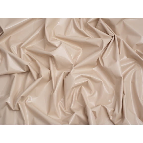 Minerva Core Range Glossy PVC Vinyl Fabric Pebble - per yard