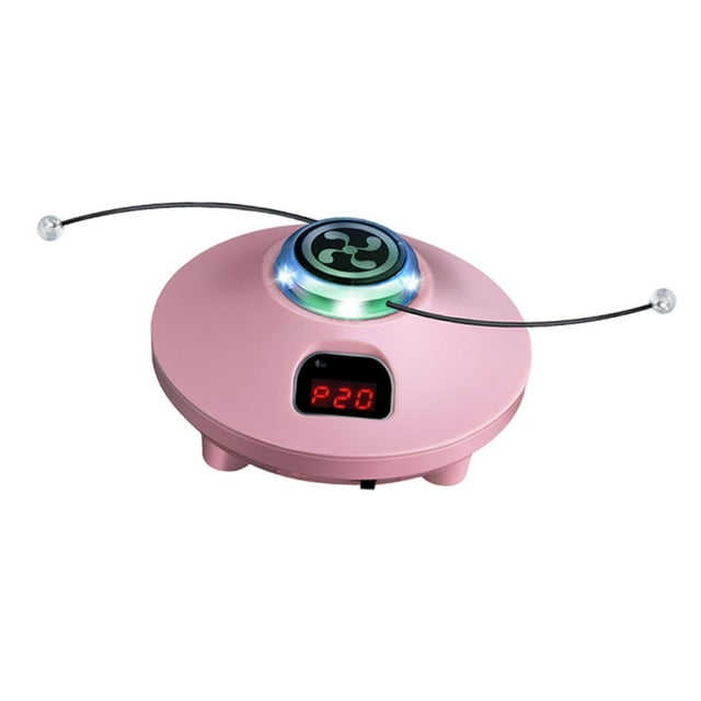 Equipo de ejercicio con cuerda de saltar inteligente con luz para deportes, juego familiar, dispositivo de salto para fitness, oficina, gimnasio y Rosa