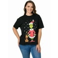 thumbnail image 4 of Dr. Seuss The Grinch & Max T-Shirt Women's Plus Size Christmas, 4 of 7
