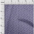 thumbnail image 2 of oneOone Velours Violet Tissu Floral Matière de Robe Tissu Imprimé Tissu au Mètre 58 Pouces de Large, 2 of 5