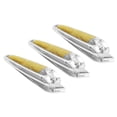 thumbnail image 4 of REGALWOVEN Metal Toe Nail Fingernail Slanted Tip Clippers Pedicure Tools 3 Pcs, 4 of 5