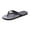 Black, variant on Men's Casual Thong Sandals with Arch Support Comfortable Open Toe Slip On Flip Flops for Summer Beach Walking Indoor Outdoor(Khaki,Size 9)