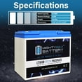 thumbnail image 5 of 12V 35AH U1 Lithium Replacement Battery compatible with Revolution Mobility Liberty 319 - 3 Pack, 5 of 6