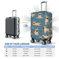 thumbnail image 6 of Haiem French Bulldog Yoga Luggage Cover,Durable, Washable Suitcase Protector With Anti-Scratch Technology - Keep Your Luggage Looking New Large, 6 of 9