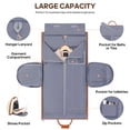 thumbnail image 3 of MIUSSE Convertible Garment Bag for Travel 2-in-1 Garment Duffle Bag 60L Carry On Garment Weekender Bag Hanging Suitcase Suit Travel Duffel, 3 of 7