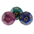 thumbnail image 3 of Dados de Astrología Sunnimix Paquete de 3 de 12 Caras Perlados, 3 of 7