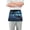 Boat in Night, variant on Emerald Green and Purple Marble Server Apron with 3 Pockets Waterproof Waitress Waist Short Apron for Man Woman 12 Inches