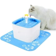 SHANNA 84Oz/2.5L Pet Water Fountain, Automatic Electric Water Dispenser, Healthy and Hygienic Cat Drinking Fountain with 1 Replacement Filters for Dogs, Cat and Small Animals