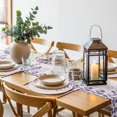 thumbnail image 6 of Purple Ombre Botanical Round 13 Inch Placemats Set of 6, Watercolor Pastoral Leaf Farmhouse HeatResistant Non Slip Place Mats for Dining Table, Wipeable Braided Kitchen Table Mats for Housewarming, 6 of 9