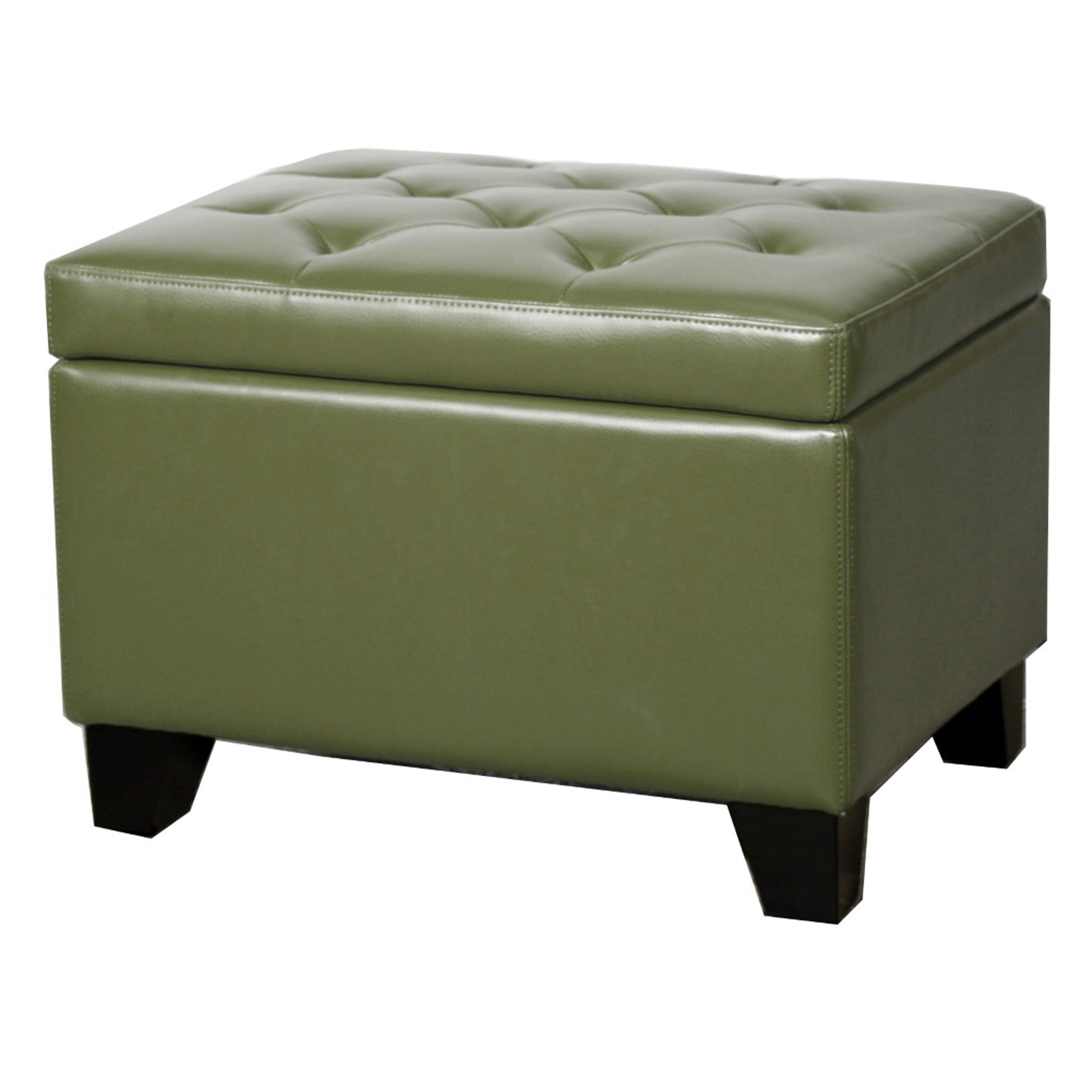 Julian Rectangular Bonded Leather Storage Ottoman, Multiple Colors - Walmart.com