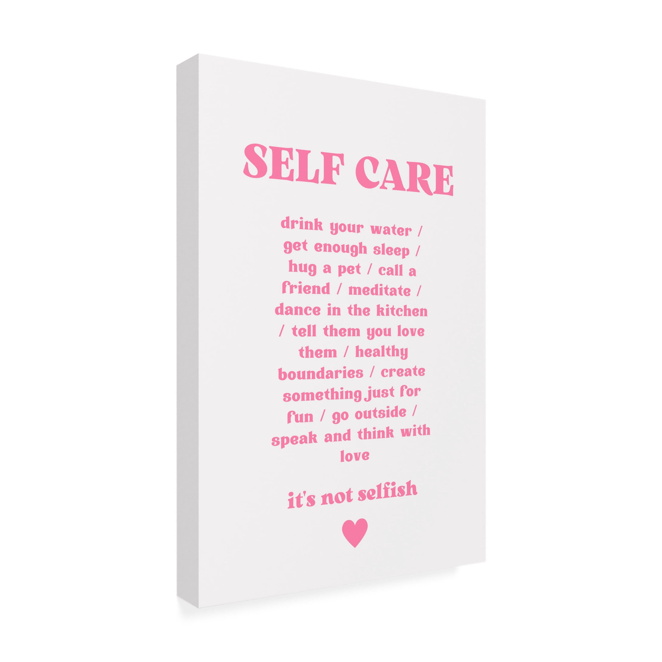 Trademark Fine Art Athene Fritsch Self Care Canvas Wall Art