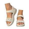 thumbnail image 3 of WILLBEST Sandalias Casuales Para Mujer Sandalias Cómodas Para Uso Diario Con Diseño Hueco Y Cierre Para Atuendos Casuales Y Actividades De Verano, 3 of 9
