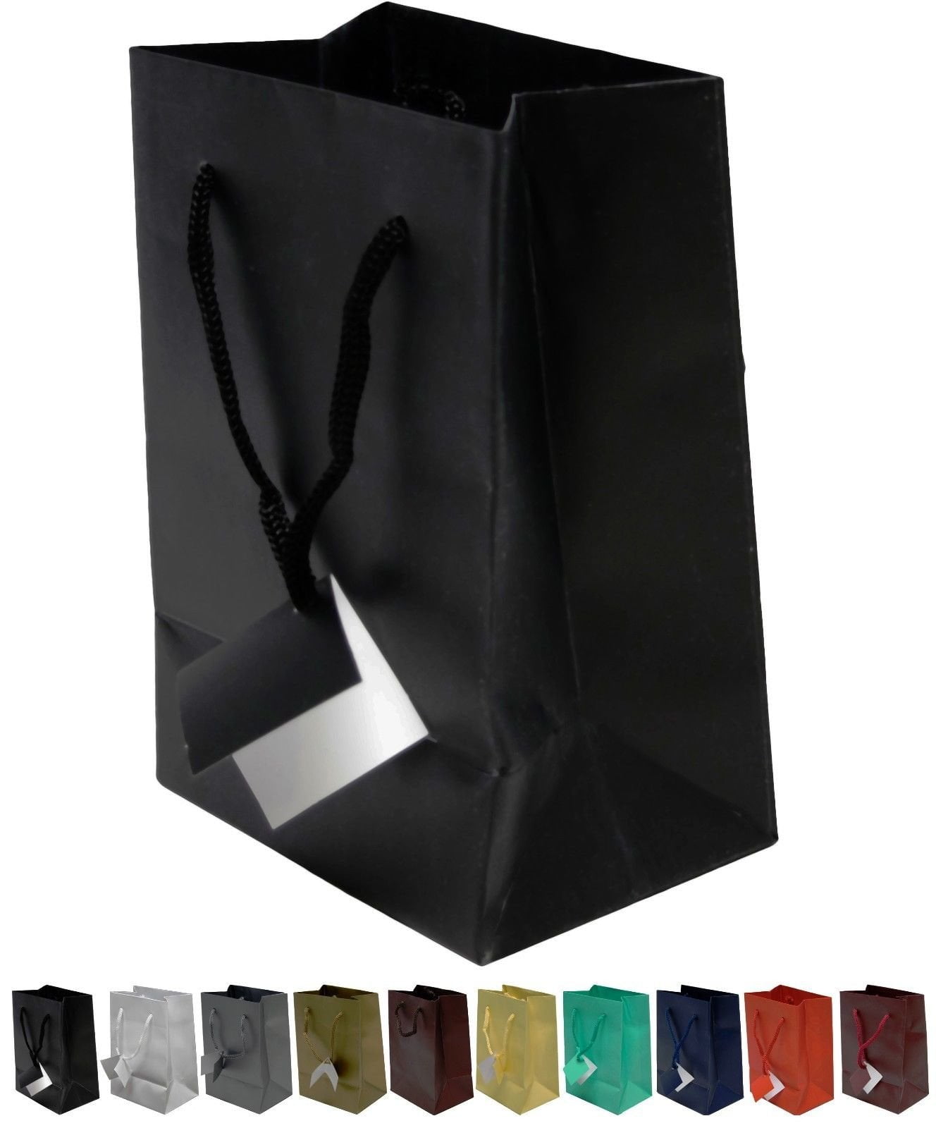 Purple Matt Laminated Landscape Boutique Shop Gift Bags Strong Bag & Tissue