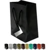 Novel Box Matte Laminated Euro Tote Paper Gift Shopping Bag,Rope Handle,10 Pack
