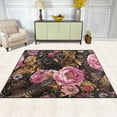 thumbnail image 3 of BZSMCE Vintage Area Rugs Forals Bloom Print Creative Area For Home, 3 of 7