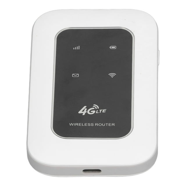 Punto De Acceso WiFi Portátil 4G LTE, Carga USB 300 Mbps Desbloqueado Compacto 2100 MAh Módem WiFi Móvil Enrutador Con Ranura Para Tarjeta SIM Para Computadora Portátil Para