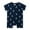 Dark Blue, variant on Baby Girl Bubble Romper Baby Infant Summer Outfit Short Sleeve Prints Romper for Boys and Girls Thin Crawling Outfit Baby Rompers Army Green 9 Months-12 Months