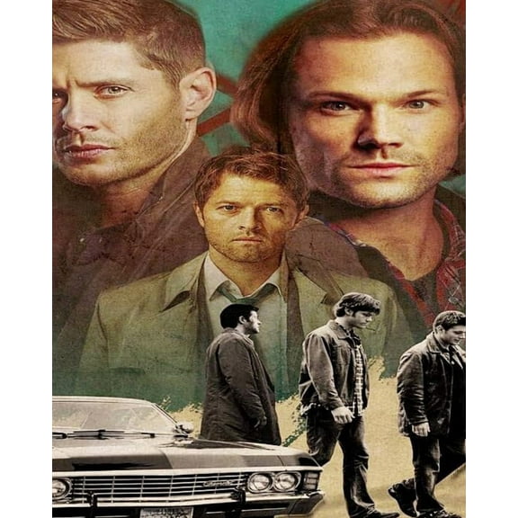 Paint by Numbers Kit for Adults -Supernatural (9) - Beginner Oil Paingting Kits Drawing DIY Acrylic Arts Craft Kit Gift for Home Decor 16X20 Inch-