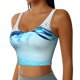 thumbnail image 2 of Balery Crystal Clear Water Splash Sujetadores deportivos con espalda cruzada para mujer, acolchados, sin costuras, de alto impacto, ideales para yoga, gimnasio, entrenamiento y fitness.-Large, 2 of 8