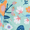 Cartoon Flowers, variant on Unisex 17" Backpack & Lunch Box 2-Piece Set, Strawberry Dream