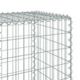 thumbnail image 5 of vidaXL Gabion Basket with Cover 39.4"x19.7"x39.4" Galvanized Iron, 5 of 6