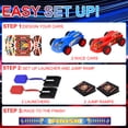 thumbnail image 6 of Birthday Gift for Boys,Car Toys for Kids Ages 8-12,Toys for Boys 8 to 11 Years,Air Powered Cars for Boys and Girls,2 Toy Car Launchers and Air Powered Cars with Ramp and Finish Line, 6 of 8