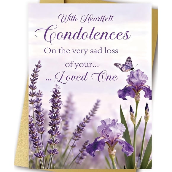 Tarjeta de Condolencias OJsensai Simpatía 20,5x13,5 cm