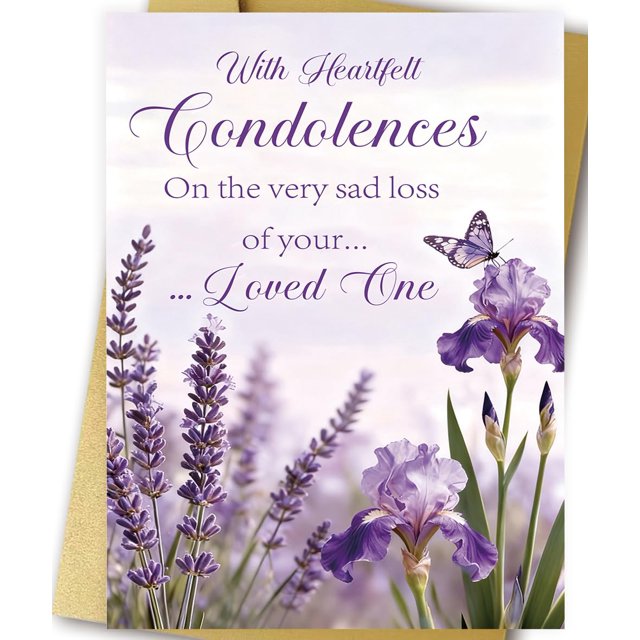 Tarjeta de Condolencias OJsensai Simpatía 20,5x13,5 cm