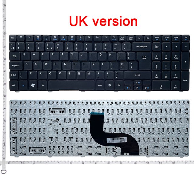 FR/RU/US/USP/BR/AR/PO Keyboard for Acer 5736G 5759 5539G 5739 5410T 5742 5430 5542 5560G 5536 5536G 5738 5738G 5738DG 5738ZG UK