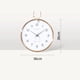 thumbnail image 2 of Reloj de pared, reloj de sala de estar, reloj simple y de moda, reloj de cuarzo de lujo de alta gama, adecuado for sala de estar, estudio, dormitorio., 2 of 6