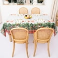 thumbnail image 2 of Greyghost Christmas Rectangle Tablecloth, Tabletop Cloth Decorative Fabric Kitchen Table Cover for Outdoor and Indoor, Wrinkle Resistant Washable Backdrop Curtain for Anniversary, Party, 71х57', 2 of 7