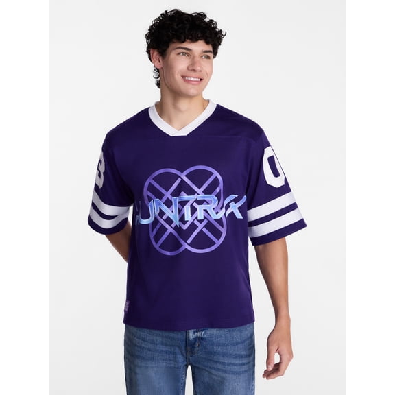 KPop Demon Hunters Men's & Big Men's Huntrix Graphic Jersey, Sizes XS-5XL