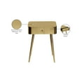 thumbnail image 2 of Meridian Furniture Rylan Gold Metal Night Stand, 2 of 5