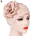 thumbnail image 2 of SPRING PARK Women Turban Flower Head Wrap Beanie Scarf Cap Hair Chemo Cap Loss Hat for Men and Women, 2 of 2