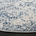 thumbnail image 4 of SAFAVIEH Round Rug 12' - Madison Collection - X-Large - Transitional Modern Design, White & Royal Blue, Non-Shedding & Easy Cleaning, Ideal for Living Room, Bedroom, Dining Space (MAD611C), 4 of 11