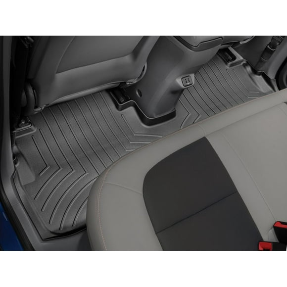 Fits 2017-2024 Chevrolet Bolt EV Weathertech Floor Liner 4411702 FloorLiner; Molded Fit; Black; Thermoplastic Polyolefin TPO Vacuum Formed Material; 1 Piece