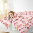 thumbnail image 4 of Castle Fairy 3-Piece Queen Comforter Set - Gingerbread Snowflake, Xmas, 4 of 8