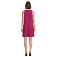 thumbnail image 3 of Time and Tru Women's Sleeveless Knit Swing Dress, Sizes XS-XXXL, 3 of 5