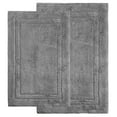 thumbnail image 2 of BNM Non-Slip Washable Bath Rug Set, 20" x 30", 24" x 36", Charcoal, 2 of 6