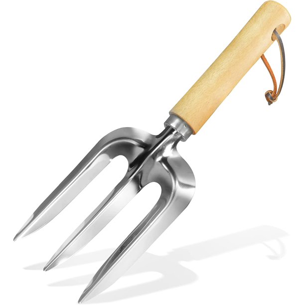 Garden Hand Fork Stainless Steel Fork for Super Easy Gardening