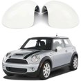 thumbnail image 1 of cubiertas de espejo retrovisor blancas de repuesto, manuales, compatibles con Mini Hatchback/Cooper R56 2007-2013 y Mini Countryman R60, 1 of 5