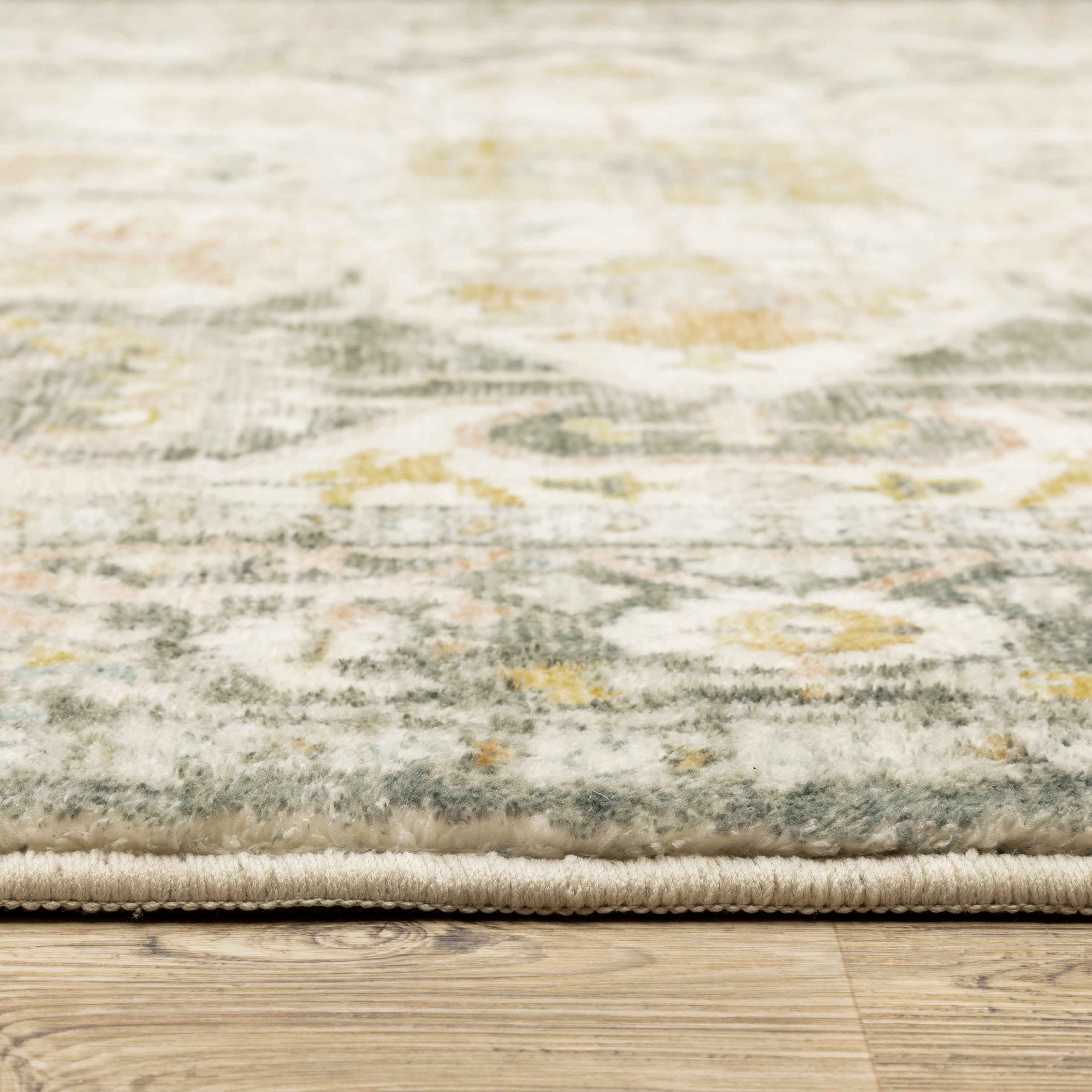 Avalon Home Silvana Bohemian Medallion Area Rug, 7'8" X 10', Gray/ Gold