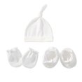 thumbnail image 1 of SZTXJ Newborn Cotton Hat Newborn Cap, Bear Ears and Elastic Bow Tie White, 1 of 2