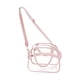 thumbnail image 2 of Bolso de hombro de PVC con correa ajustable extraíble, impermeable, cruzado, transparente Rosa, 2 of 9